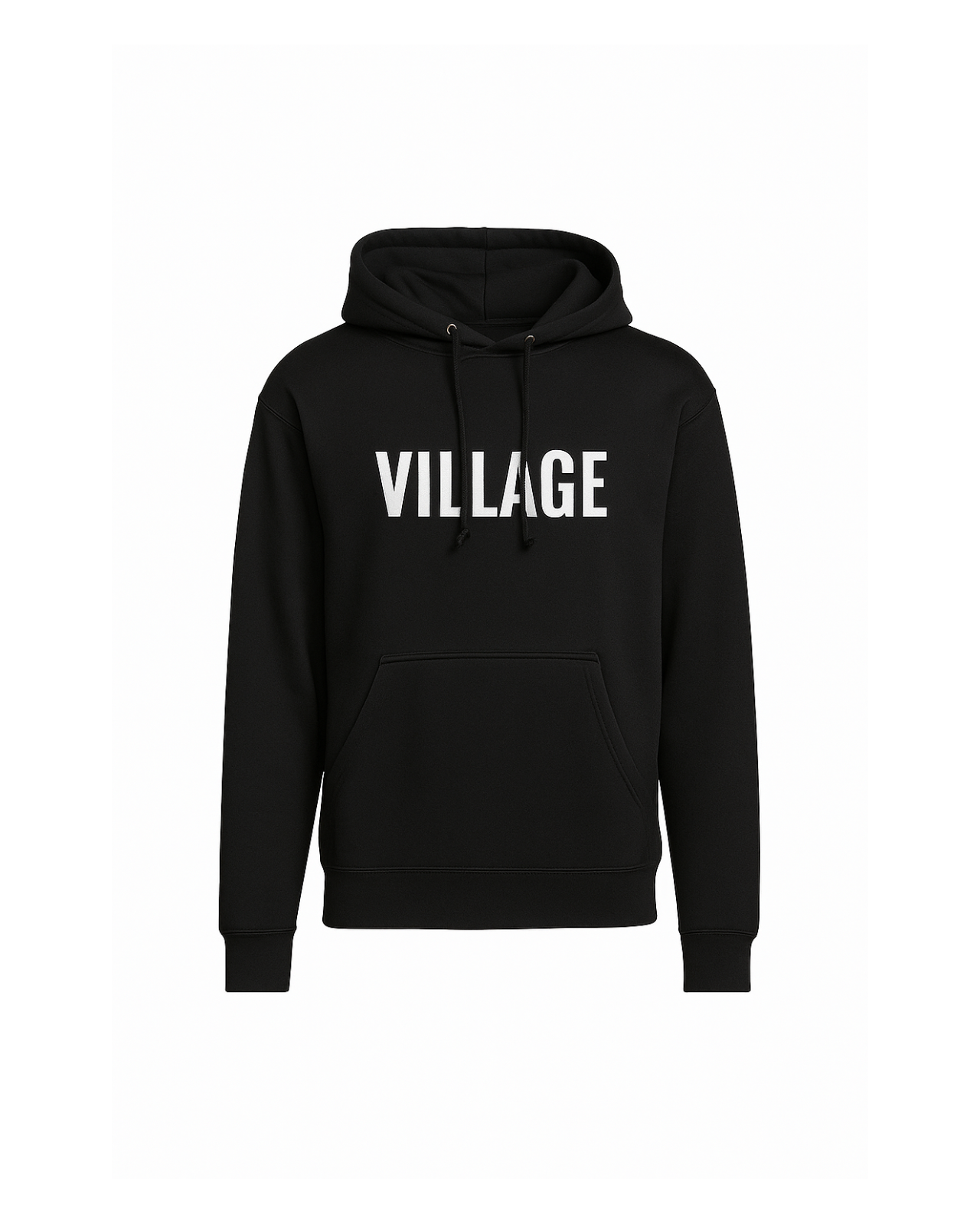 'Village is Soul' BOLD Black Hoodie